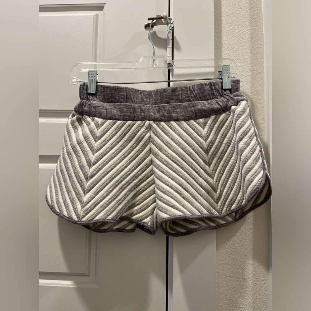 Derek Lam 10 Crosby comfy flare chevron shorts